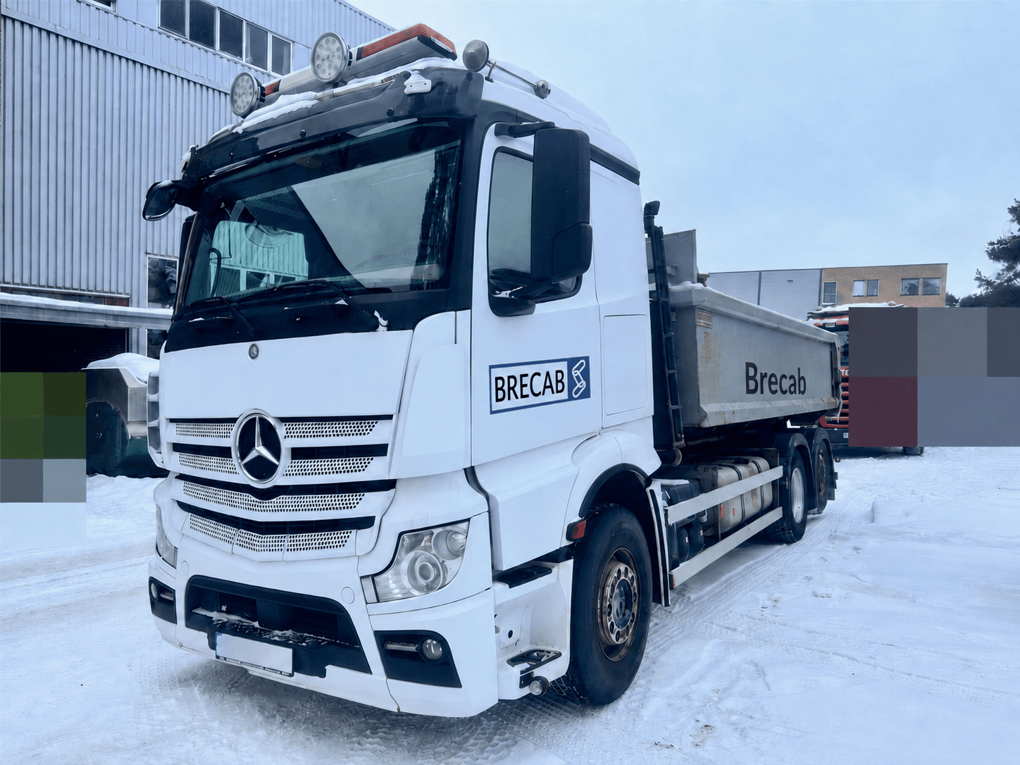 Lastbil för transport